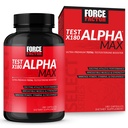 FORCE FACTOR Test X180 Alfa Max Celkem Testosteron a oxid dusnatý Booster pro muže s Fenugreek Seed a Tribulus zvýšit krevní tok a zlepšit mužský atletický výkon, 180 Kapsle