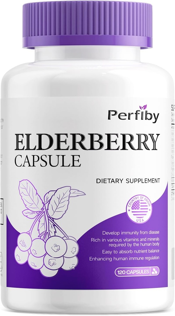 Bezinky Kapsle s hořčíkem a vitamínem C, D3 & Zinek - Imunitní Supplement pro dospělé, 120 Kapsle, 60- denní zásobování