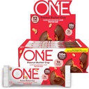 ONE Protein Bary, Peanut Butter Cup, gluten zdarma s 20g bílkovin a 1g cukru, spíže Staples, 2.12 oz (12 Počet)