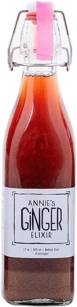Annie 's Ginger Elixir, 17oz 1- Pack, Pure Natural Organic Tonic Ginger Shot, Digestive Cleanse Zvyšuje imunitní obranu, Denní Gut zdraví a wellness, Non- GMO nápoje