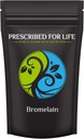Předpis pro život Bromelain Powder 2400 GDU, přírodní ananasový enzym Powder, Vegan Bromelain dodatek (56g)