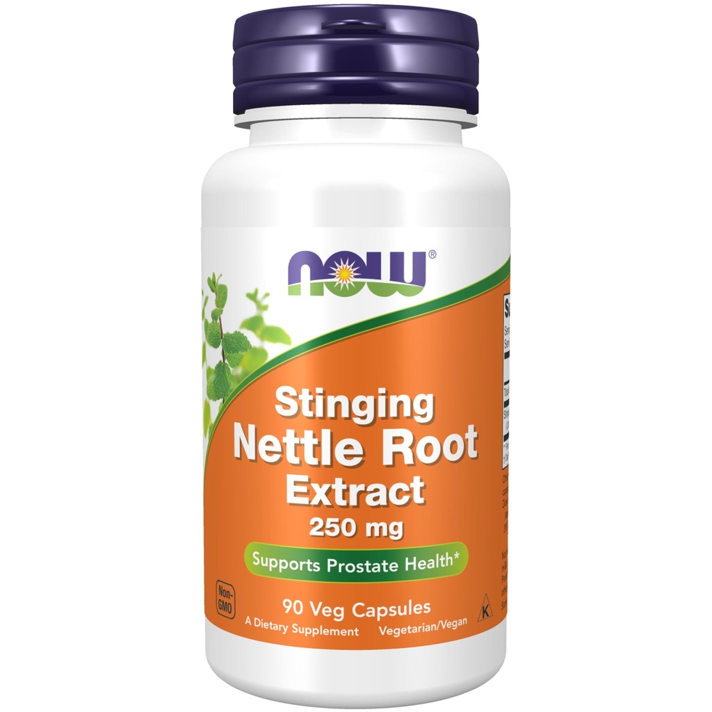 Nyní Potraviny doplňky, štípající kopřivka extrakt (Urtica dioica) 250 mg, podporuje Prostate Health *, 90 Veg Kapsle