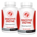 Silver Fern Brand Ultimate High Potency Digitative Enzyme Doplněk - 2 Lahve - 100% střevní pokrytí - Stravovací komfort - Zlepšit potravinovou Tolerability
