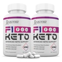 Odůvodněné laboratoře (2 balení F1 Keto pilulky 1275MG Nový a vylepšený vzorec obsahuje jablečný ocet extra panenský olivový olej Powder Green Tea Leaf 120 Kapsle