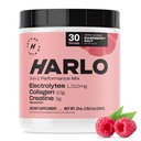Harlo - Malina Salt Electrolyte Drink Mix s Bovine Collagen & Creatin- Creatin Monohydrát Powder - Energy Drink Powder - Pre Workout Powder - Sugar Free Energy Drinks - Post Workout Recovery