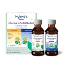 Hylandské dítě Mucus a studená pomoc, den a noc hodnota balení, kojenec a dítě studená medicína, decongestant a kašel pomoc, 8 Fl Oz
