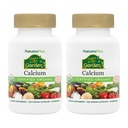 NaturesPlus Zdroj života Zahrada vápník - 120 Vegan Kapsle, Balení 2 - Vegetariánské, gluten zdarma, Certified Organic - 60 Celkem Služeb