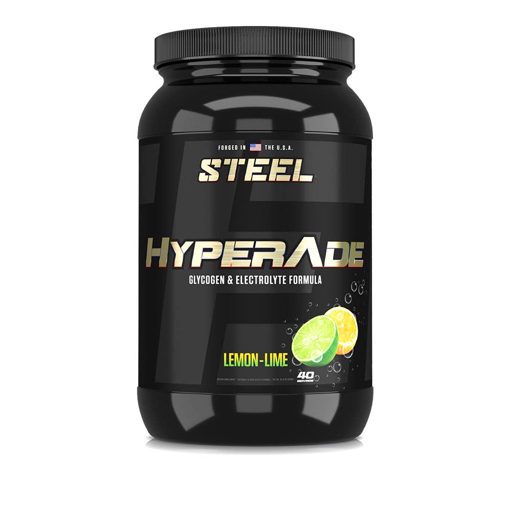 Hyperade Hyperade 124; Advanced Hydration Powder w / Fast Absorbing Electrolytes & Glycogen Formule pro rychlé doplnění energie a obnovy 124; Pre / Intra / Post Workout (Lemon-Lime)