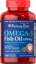 Puritan 's Pride Omega33 Fish Oil 1200 mg (360 mg Active Omega33) - 100 Softgels