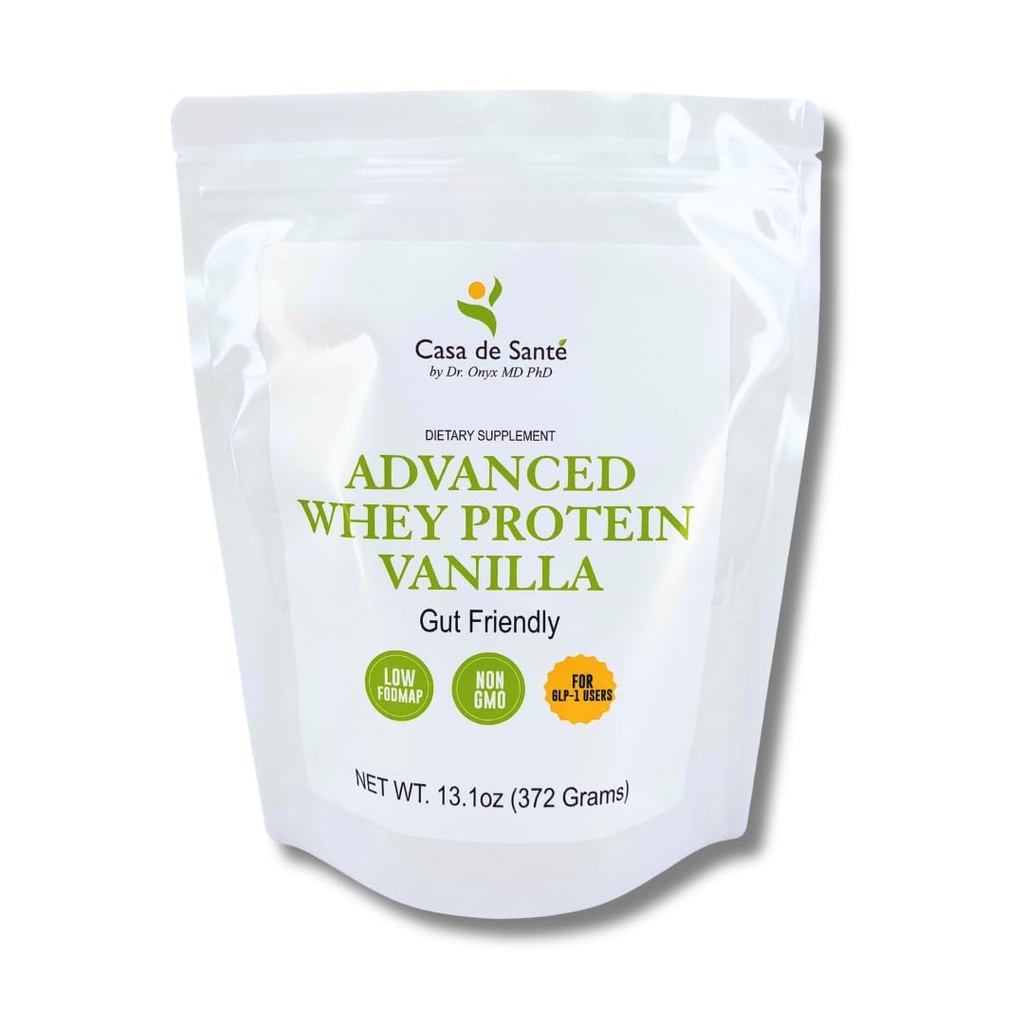 Low FODMAP Elemental Diet Protein Powder GLP1 IBS & SIBO Keto Paleo CARL 124; ProHydrolase Digestive Enzymes CARL 124; Gluten Soy Sugar & Grain Free CARL 124; Low Carb Whey Protein Isolate (WPI) Gut Friendly All Natural Vanilla