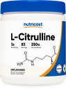 Nutricost čistý L- citrulin (základní) prášek 250 gramů