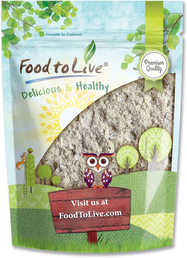 Jídlo k životu - Psylium Husk Powder, 1,5 liber - čistý, košer, Vegan, Keto, Neochucené, Jemně zem, Bulk, Mixes Well, Bohaté na rozpustné vláknina