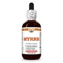 Myrrh Liquid Extract, Organic Myrrh (Commiphora myrrha) tinktura Bylinný dodatek, Hawaii Pharm, Made in USA, 2 fl.oz