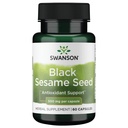 Swanson Full Spectrum Black Sezame Seed 500 miligramů 60 Kapsle