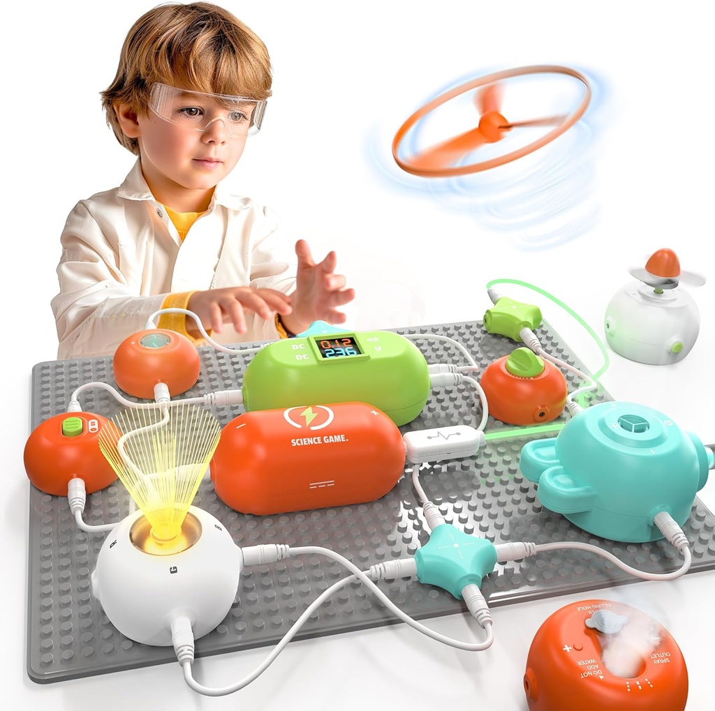 Věda kity pro děti - STEM kity pro děti, Electronics Exploration Kit, Více než 420 Projekty, 35 Obvodů díly, STEM Vzdělávací hračky dárky pro děti dívky věku 3 4 5 6 7 8 9 10 11 12