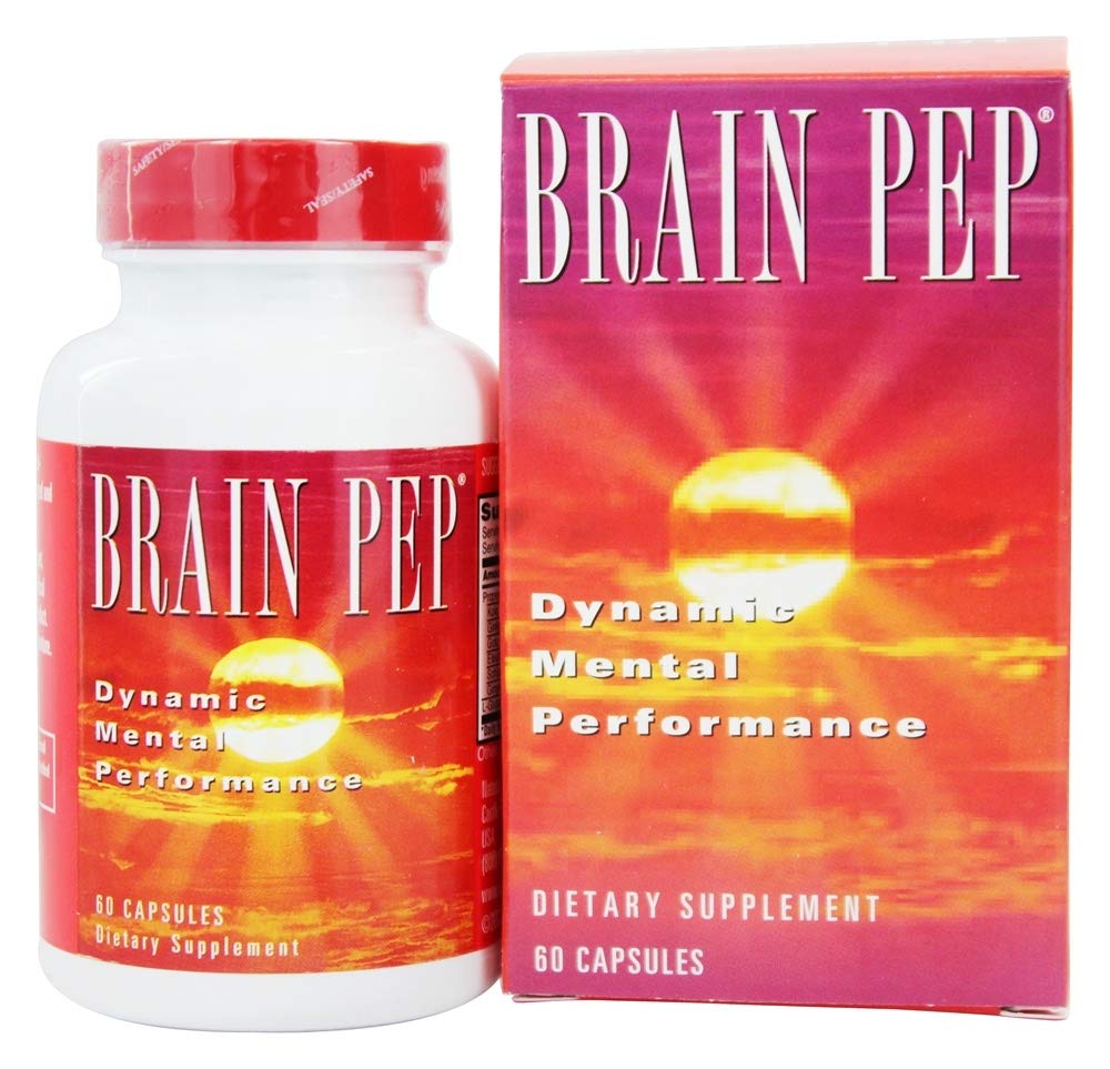 Natural Balance Brain Pep Pfizer 124; Příplatek k funkci mozku s Ginkgo Biloba, Kola Nut Pfizer 124; Pomáhá podporovat lepší paměť, Focus & Mental Clarity Pfizer 124; 60 Kapsle
