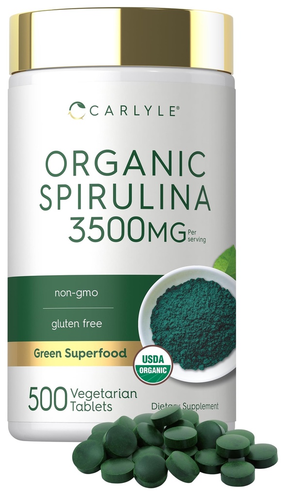 Carlyle Organic Spirulina Tablets 3500mg Př