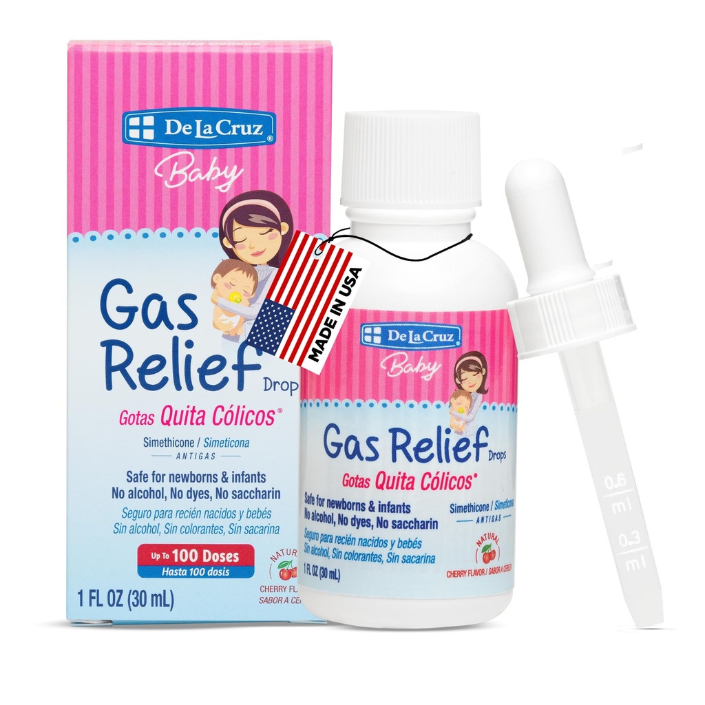 Plynové kapky pro děti - Quita Cólicos Infant Gas Relief Drops with Simethicone - Safe Colic Drops for Newborns 1 FL. OZ. (30 ml)