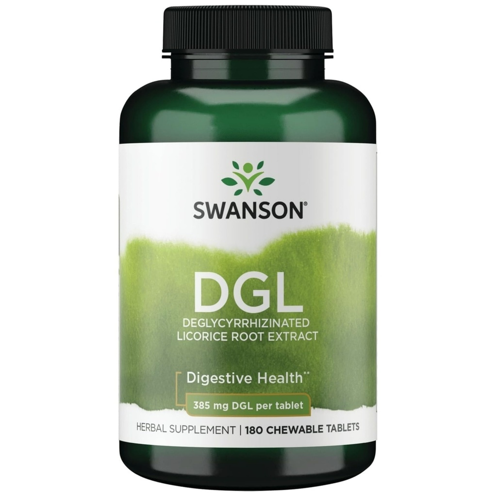 Swanson Dgl (Licorice) 385 Miligramů 180 Chwbls