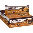 Quest Nutrition Dipped Chocolate Aranuts Butter Protein Bars, 18g Protein, 1g cukru, 3g čisté sacharidy, gluten zdarma, 12 Počet