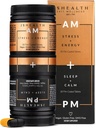 JSHealth Vitamíny, AM + PM Formule 124; Denní Multivitamin pro ženy a muže (60 tablet, 30 denní zásoba)
