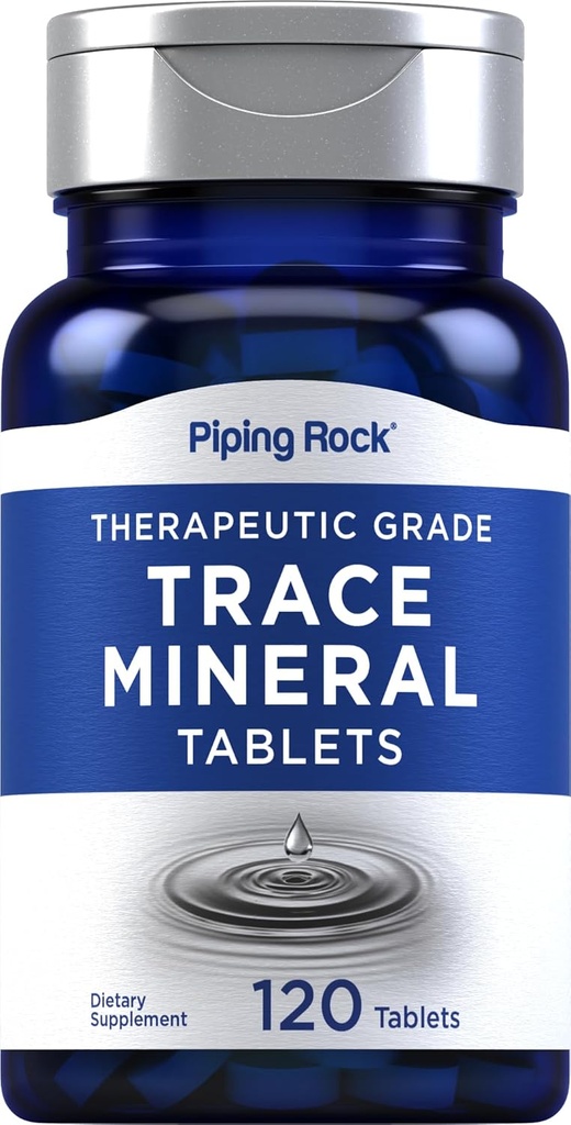 Piping Rock Stopy Minerály doplňky 124; 120 Tablety 124; Terapeutické Stupně 124; Prášky pro muže a ženy 124; Non GMO, gluten zdarma