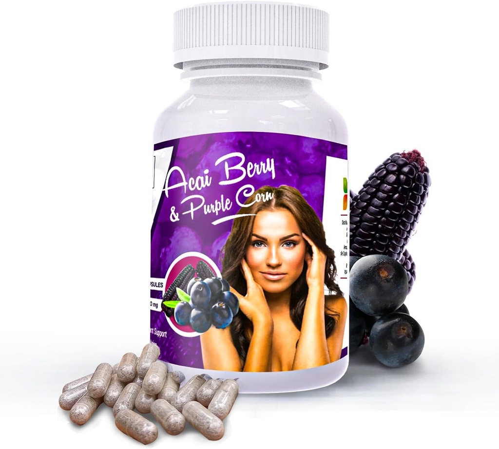 Acai Berry s Purple Corn Kapsle l Resveratrol a anthokyaniny Zdroj l Sikyriah