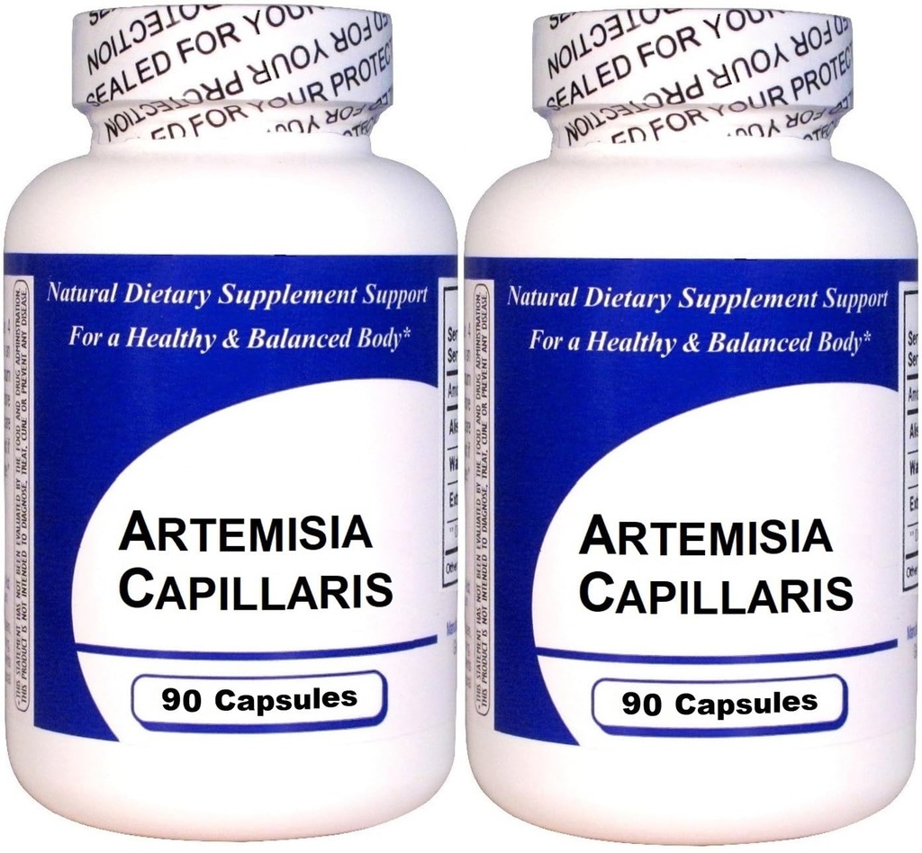 Artemisia Capillaris (90 kapslí) - Koncentrovaný bylinný extrakt - dodatek stravy - 2 balení