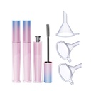 3 Kusy 7ml Luxusní opakovaně použitelné prázdné mascara Tubes s Eylash Wand Prázdná láhev Tube Kontejner pro Eylash Růstový olej Mascara s kartáčem a 3 Funnels Domů a Cestování Použijte růžový Gradient