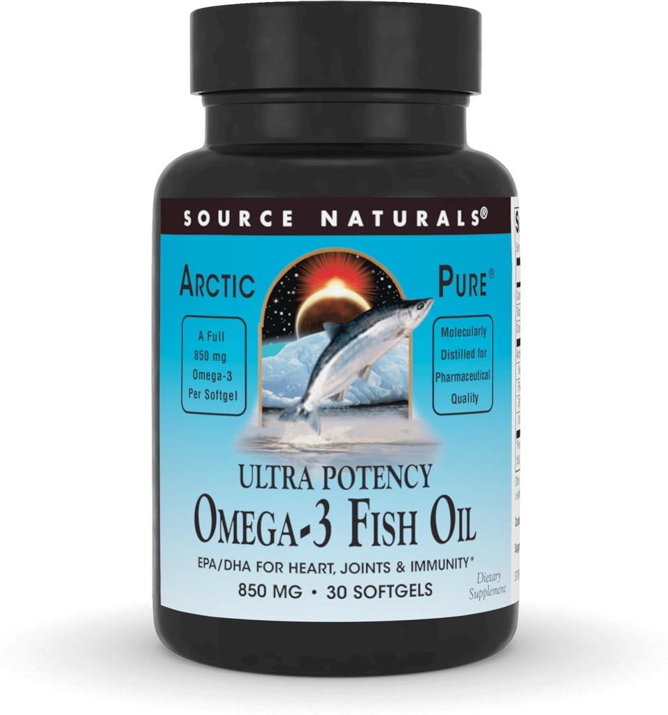 Zdroj Naturals ArcticPure Ultra Potency 850 mg Omega33 Fish Oil - 30 Softgels