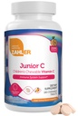 Zahler Junior C Advanced Chewable Vitamin C pro děti - Imunitní podpora Děti Vitamíny v Delicious Orange Flavor - Kosher Kids Vitamin C pro imunitu - Vitamin C Chewable Antioxidant - (180 Počet)