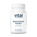 Vital Nutrients Black Cohosh Extract 250mg CLAS124; Vegan Supplementary for Women 's Menopause, Hormonal Balance and PMS Support * CLAS124; Gluten, mlékárna a sója Free CLAS124; Non- GMO CLAS124; 60 Kapsle