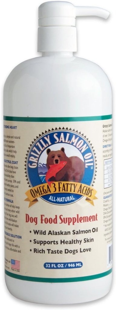 Grizzly Salmon OGrizzly Salmon Oil 329oz