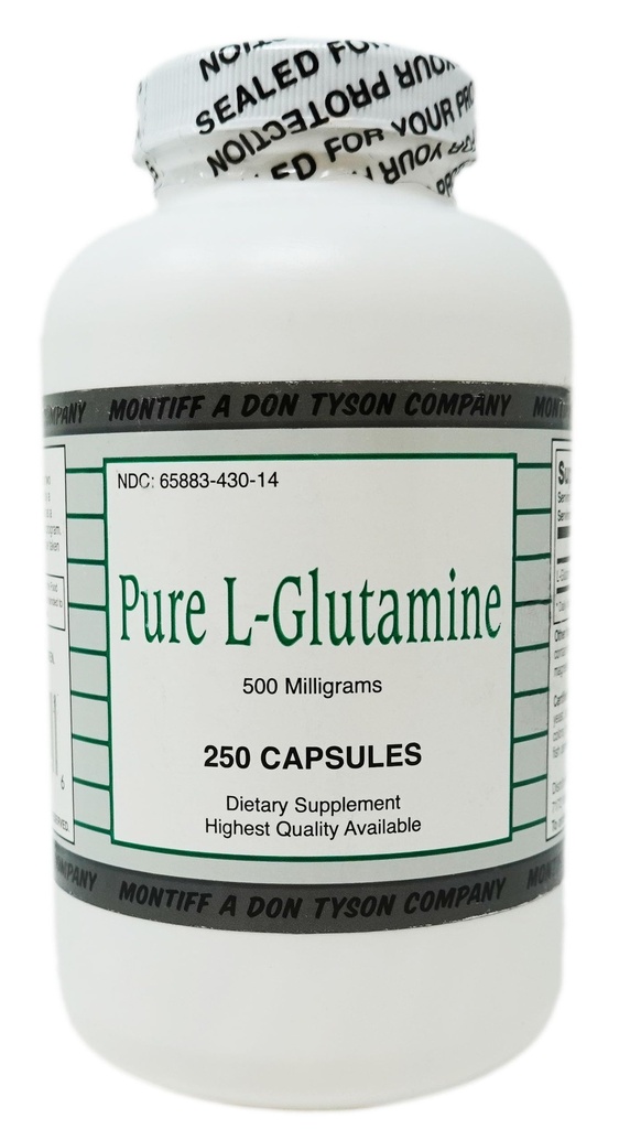 Čisté L glutamin 500 mg víčka