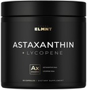 Astaxanthin 24mg + Lycopene 50mg Klinická síla Karotenoidy Kožní dodatek w. 100% přírodní z MicroAlgae - Nejlepší Astaxanthin doplňky pro zdraví a pigmentaci kůže - Astaxantina