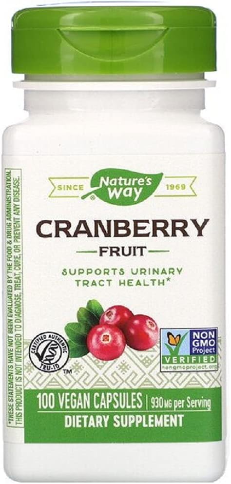 Nature 's Way Cranberry Fruit, 465 Mg, 100 Cap