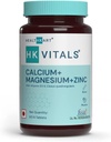 Magnesium a zink tablety s vitaminem D3, doplněk vápníku pro ženy a muže, pro kostní zdraví a společnou podporu, 60 tablet vápníku CLAS124; balení - 4, 240 tablet
