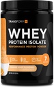 TransformHQ Syrovátkový izolát proteinu (WPI) Orange Whip ochucený 7 Služeb - preformanční protein prášek