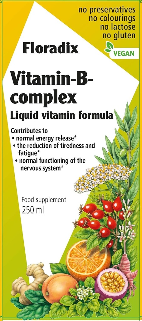 Květinový vitamin B komplexní tekutý vzorec, 250 ml