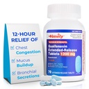 TIME- CAP Labs, INC. Časově guaifesin 1200 mg tablety s prodlouženým uvolňováním - Expectorant Mucus Relief & Chest Congestion Relief pro dospělé - Trvání do 12 hodin - 70 Počet