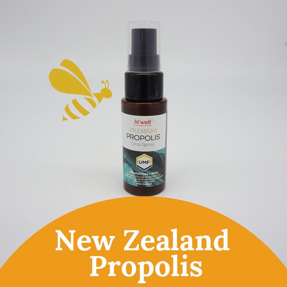 (Balení po 3) Hi Well Premium Propolis MGO 830 + perorální sprej 30 ml
