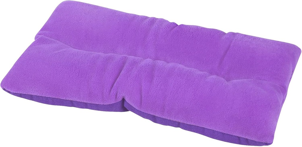 Atsuwell Mikrovlnná vyhřívací Pad, 6 x 11 Vyhřívací Pad Mikrowavable pro křeče, Žaludek, Knee, Svalovina, Sponky, Moist Rice Heaing Pad for Warm Compress, Purple