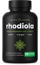 Rhoddiola Rosea dodatek 600mg CLAS124; 120 Vegan Kapsle CLAS124; Rhoddiola Rosea Extract for Energy, Stress Relief, Mood and Focus CLAS124; Adaptogenic Rosavin & Salidrosids CLAS124; 300mg Pills by NutraChamps
