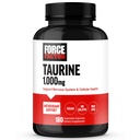 FORCE FACTOR Taurin dodatek, Taurin 500mg Kapsle Antioxidant dodatek k podpoře nervového systému a buněčného zdraví, Vegan, No Gelatin, Non- GMO, 180 Zeleninové Kapsle