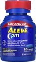 Aluve PM Caplets, Naproxen Sodná sůl 220 mg (NSAID) / difenhydramin HCl 25 mg, Reliever bolesti / Nighttime Sleep- Aid, Non- Habit Forming, 80 Počet