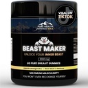 Beast Maker - Pure Shilajit Gummies pro muže 124; Natural Himilayan Organic Shilajit Authentic Male Enhancement Dodatek s Ashwagandha, Black Musli, Gokshura Gummies 124; 60 Gummies