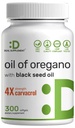 DOPLŇKOVÝ DOPORUČENÍ Olej Oregano Softgels s číslem Black Seed Oil 300 - 30: 1 Extract, Active Carvacrol & Thymoquinone - Antioxidant Imunitate Health Support - Plant based, Non- GMO
