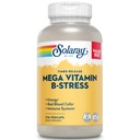 SOLARAY Mega Vitamin B-Stres - Časové uvolnění vitamin B Complex w / vitamín B12, B6, kyselina listová, VIT. C - Stres, Energie, červené krvinky, imunitní podpora - Vegan, 60denní záruka (276 CT)