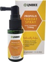 UNIBEE Propolis Krční sprej (celkem Flavonoidy 154mg) - Sore Throat Relief, Oral Health Promotion, Natural Immunication Support, Alcohol- Free & Water- Soluble Propolis
