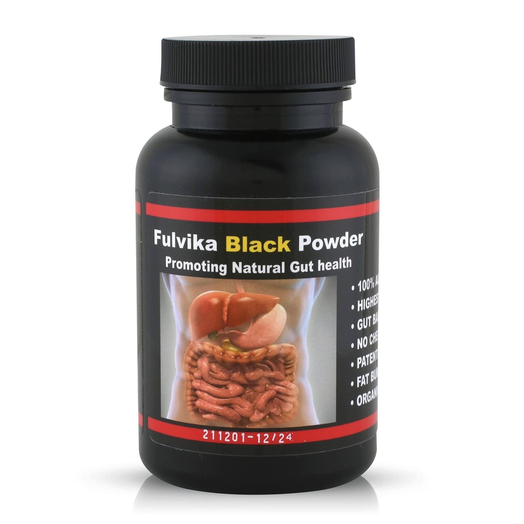 74 + Stopa Mineral Powder with Humic & Fulvic Acid (166 Servings) (Flavorless) - Plant- based, Vegan, Trace Minerals Supplement with Electrolytes & Alkalic pH (Kosher) - Black Water - by Fulvika Black